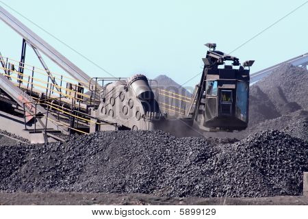 Máquinas de mineração grandes