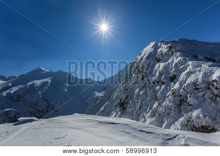 Negoiu Peak In Winter