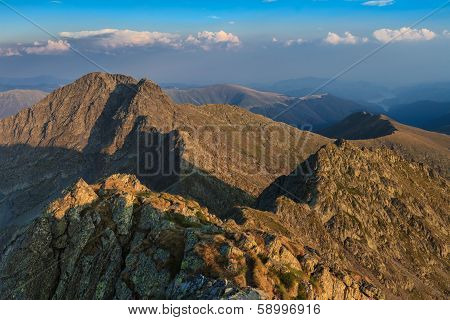 The Negoiu Peak. Fagaras Mountains, Romania