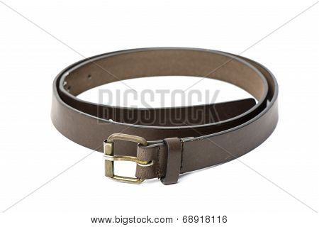 Brown Leater Belt For Men