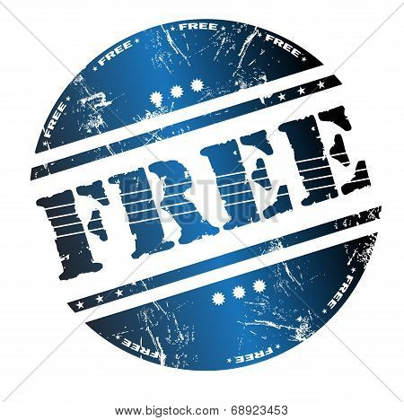 Free grunge rubber stamp