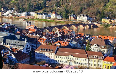 Save Download Preview	  	 Aerial view of Heidelberg, Germany