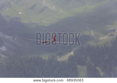 Radio Controlled Model Airplane In Flight