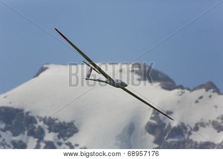 Radio Controlled Model Airplane In Flight