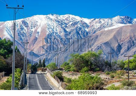 Road Through Andes Mountains