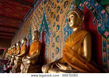 Religious Statues In Temple