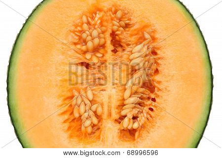 ripe cantaloupe melon