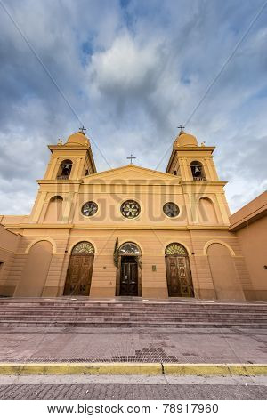 Church In Cafayate In Salta Argentina.