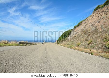 Windind Road By The Sea