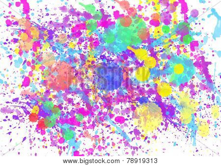 paint watercolor splatter spray