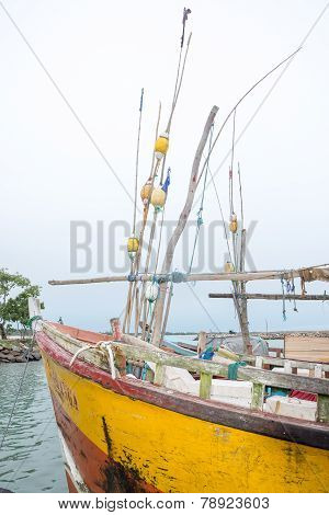 Fishing Boats In Tangalle Port