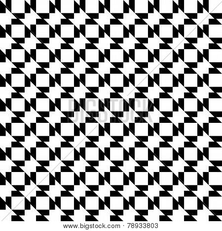 Black And White Geometric Seamless Pattern Abstract Background