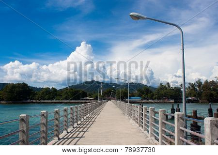 A Pier On Phuket Island, Thailand