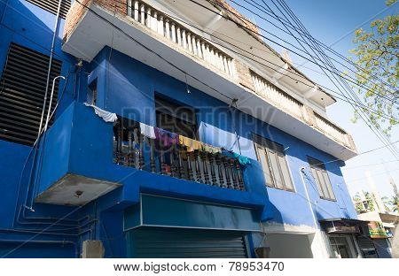 Blue Building