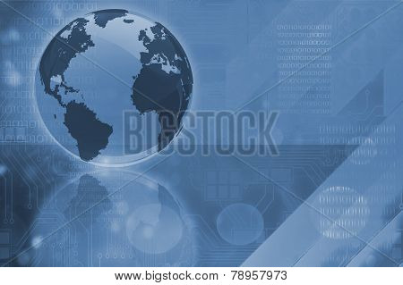 Glass Globe Worldmap
