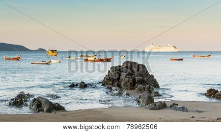 Scenery Of Kalim Beach, Phuket, Thailand