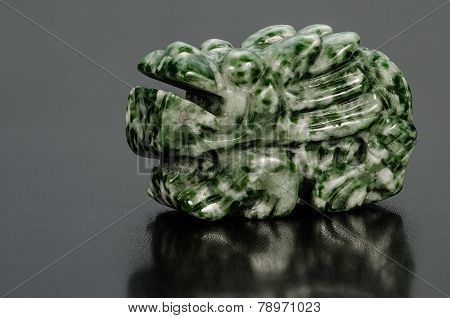 Carved Jadeite Dragon