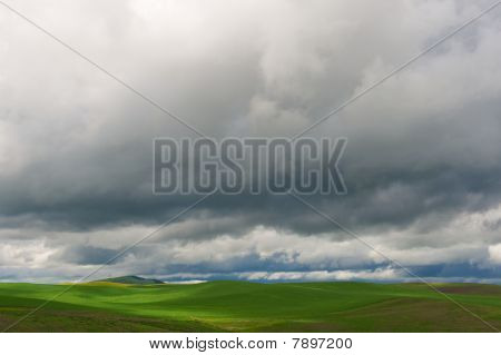 Nuvole di tempesta sopra i Palouse