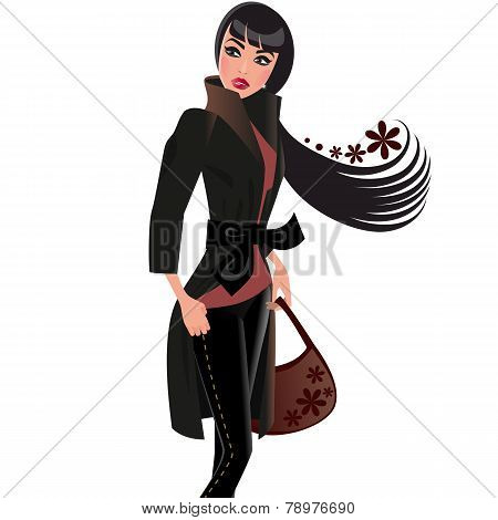 Girl With Bag