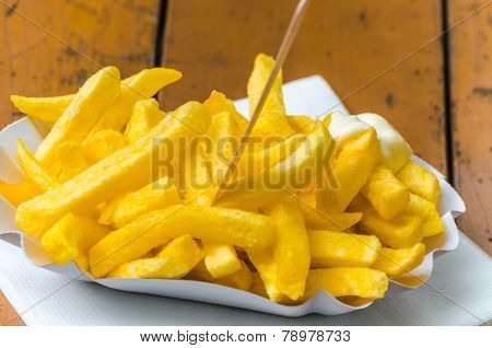 French Fries, Pommes Frites, Patatas Bravas,