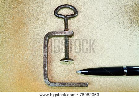 Pen And Clamp