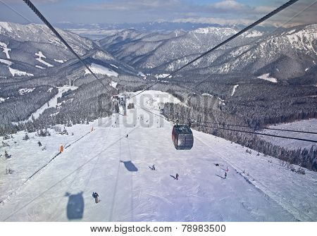 Modern ropeway FUNITEL