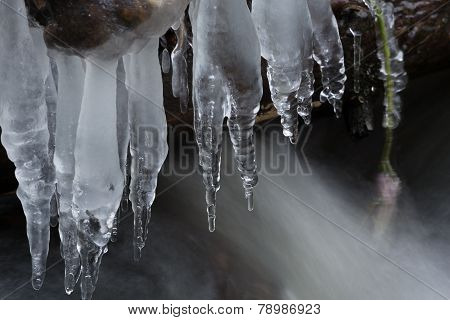 Icicles On The Water.