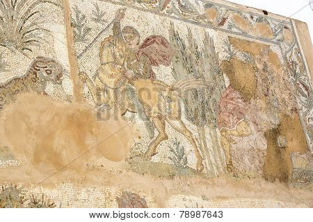 frescoes on the ruins of Carthage