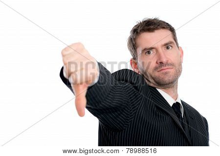 Businessman Withthumb Down