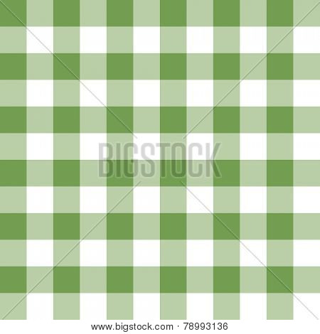 Two toned green and white checkered, seamless background pattern