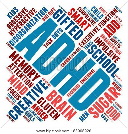 ADHD Word Cloud