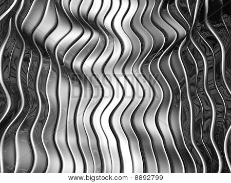 Abstract Stripe Pattern in alluminio