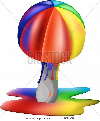 seta de arco iris