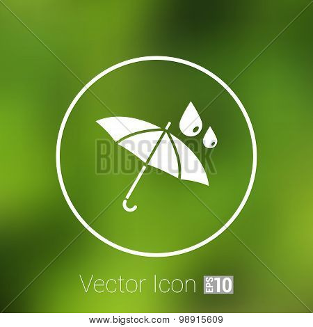 waterproof icon water proof vector symbol umbrella