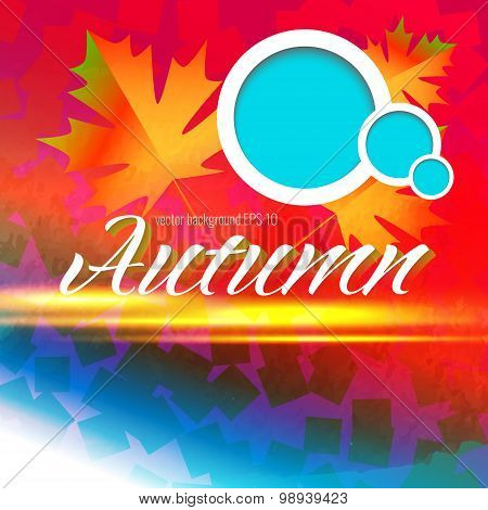 Autumn bright background