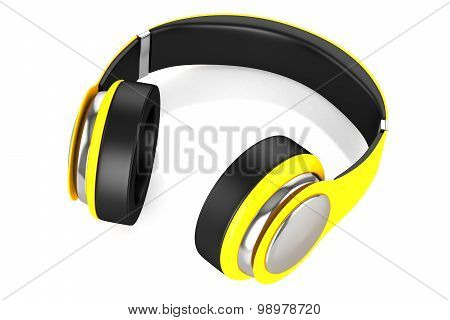 Headphones Yellow