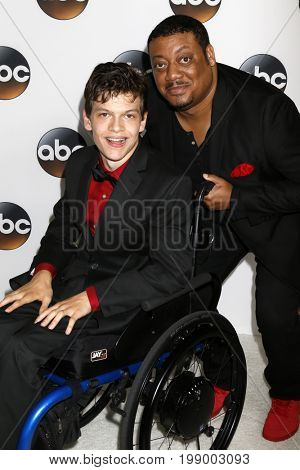 LOS ANGELES - AUG 6:  Micah Fowler, Cedric Yarbrough at the ABC TCA Summer 2017 Party at the Beverly Hilton Hotel on August 6, 2017 in Beverly Hills, CA