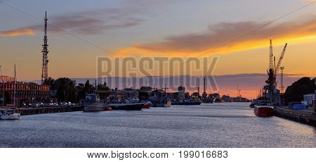Port Of Liepaja, Latvia