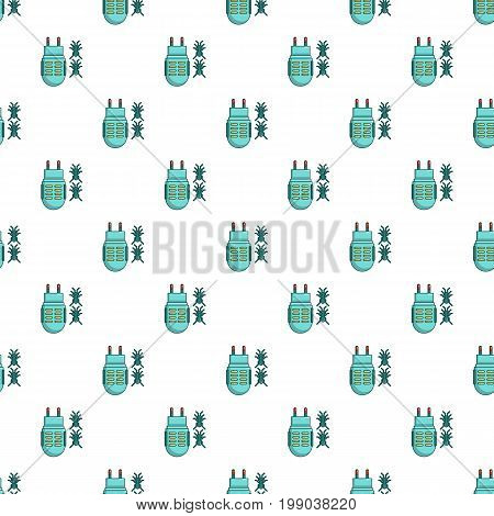 No ants device pattern in cartoon style. Seamless pattern vector illustration