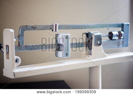 Scales old for measuring close up weight