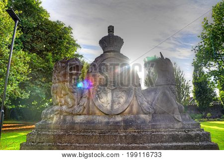 GALWAY IRELAND - JUNE 2 2017 - The National University of Ireland in Galway.