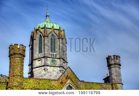 GALWAY IRELAND - JUNE 2 2017 - The National University of Ireland in Galway.