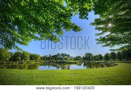 The Forest Park bandstand in St. Louis Missouri.