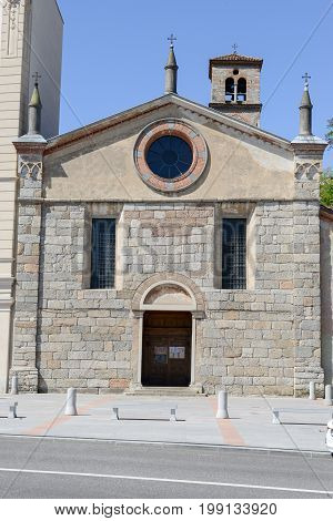 The Church Of Santa Maria Degli Angioli At Lugano