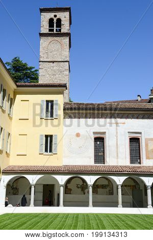 The Church Of Santa Maria Degli Angioli At Lugano