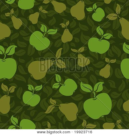 Apple pear sömlös bakgrund