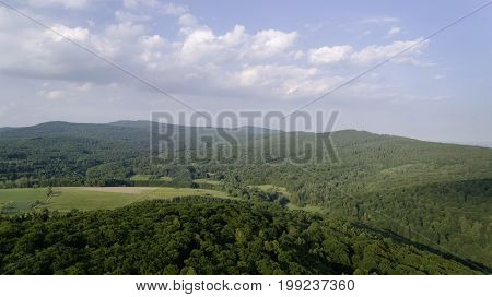 landscape in the Taunus mountains near Konigstein, Hessen/Germany