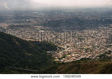 Aerial View of Rio de Janeiro Working Class Areas Bangu, Realengo, Padre Miguel