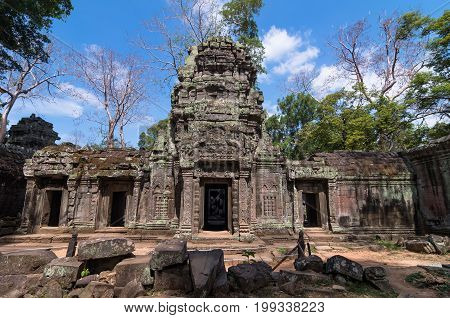 ancient Prasat Ta Phrom Angkor Wat Cambodia