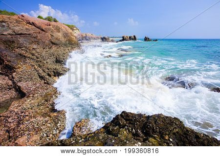 Khao Nha Yak Viewpoint (Samae Beach) Phang Nga Province ThailandBeautiful beach